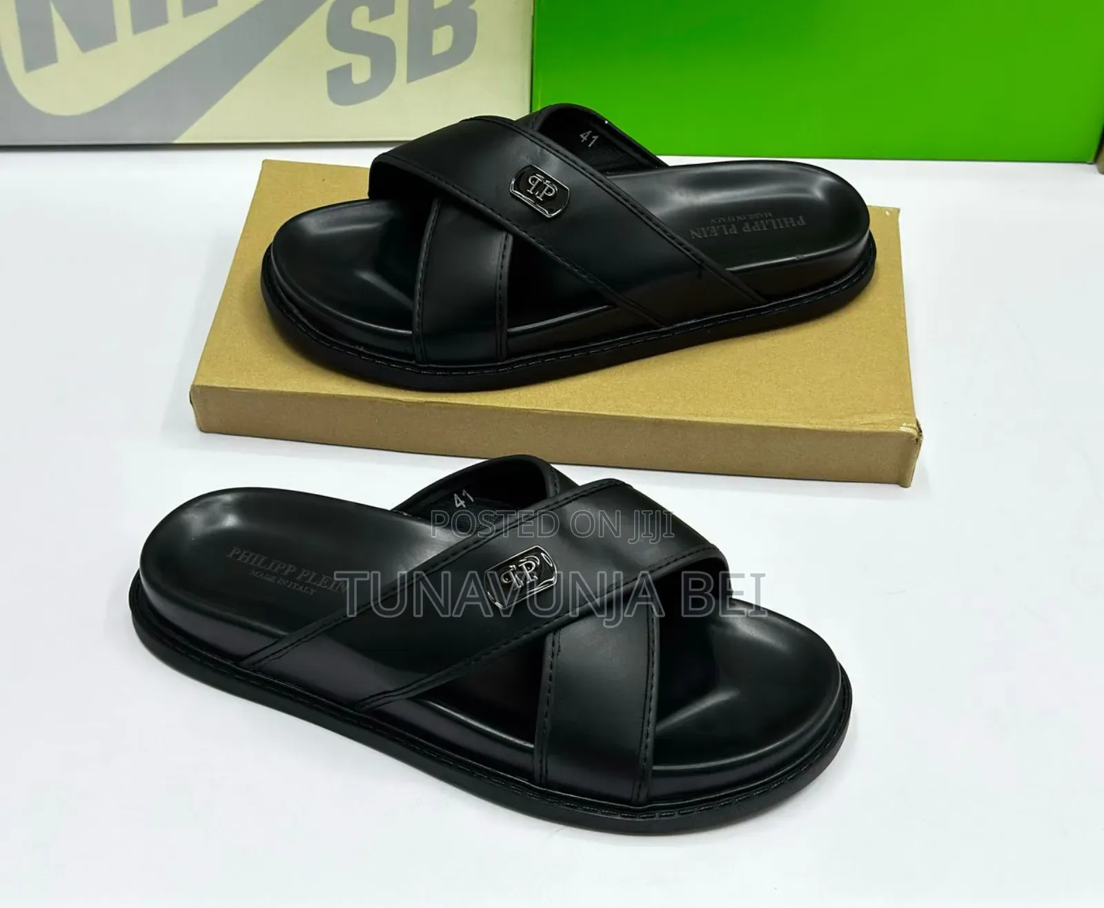 Black Qp Sandals