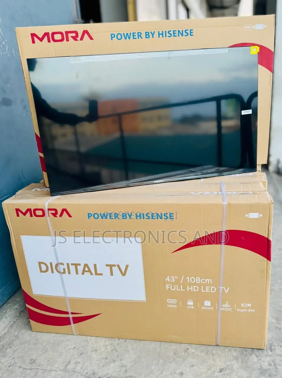 Mora by Hisense Inch 43 Led Ina Quality Mzuri Sana Full Hd