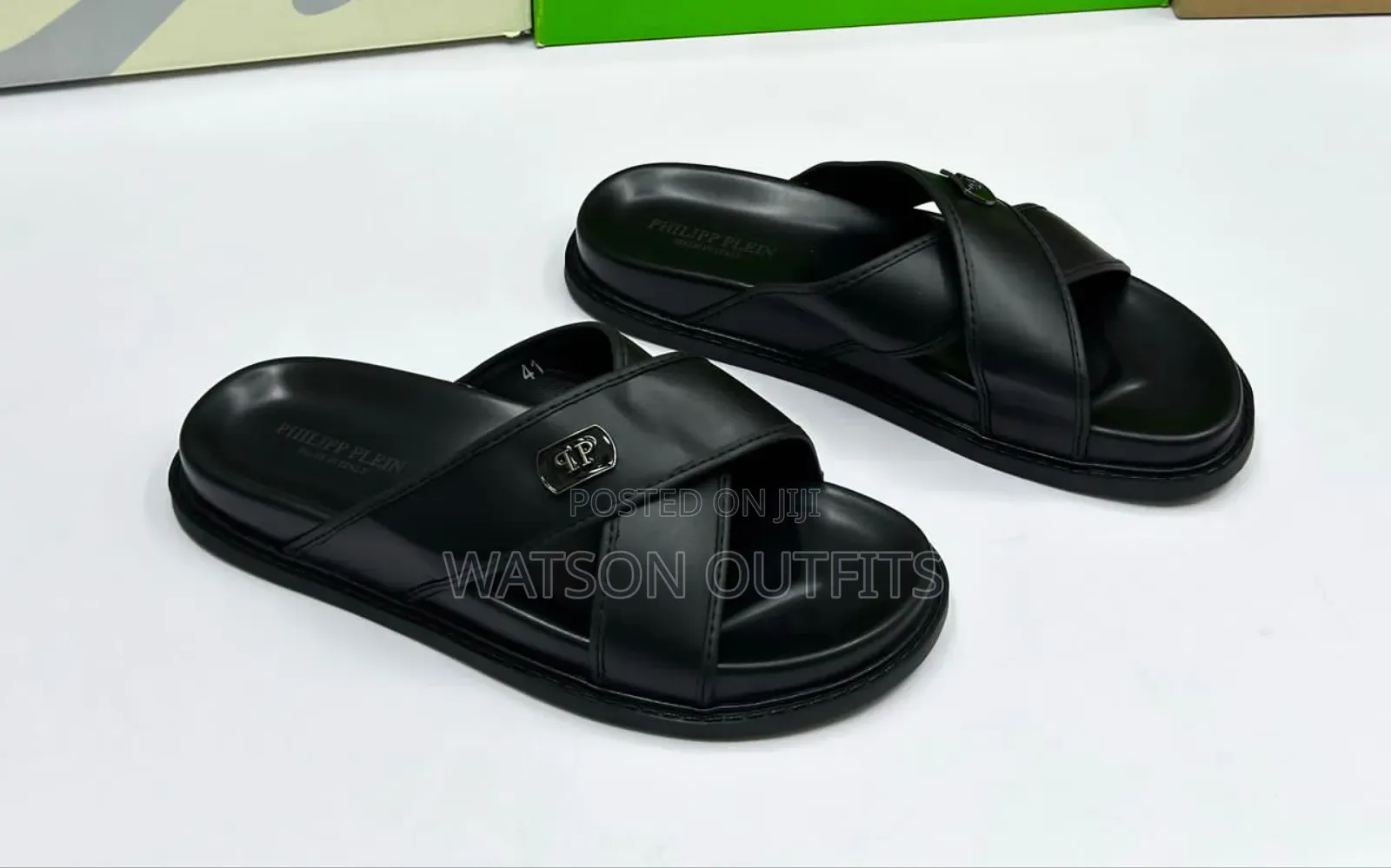 Men's New and Original Philip Plein and Clarks Sandals