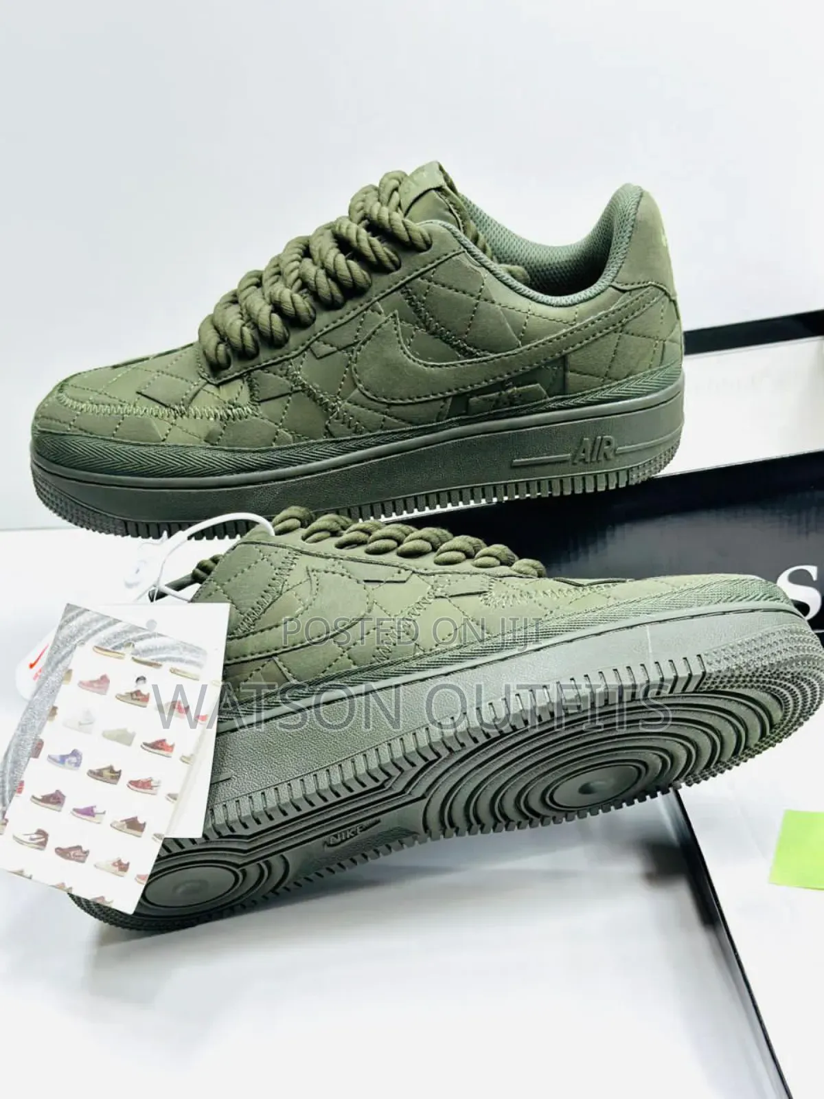 Men's Thick and Strong String Leather Sneakers