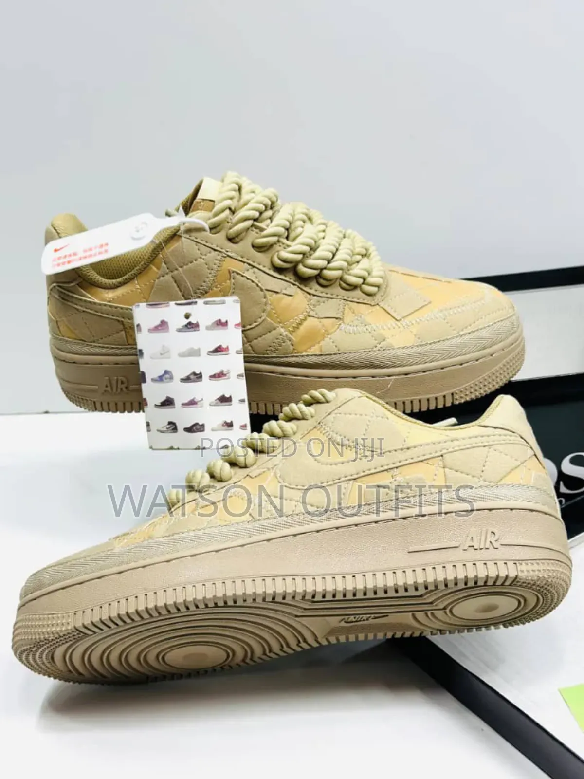 Men's Thick and Strong String Leather Sneakers