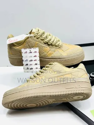 Men's Thick and Strong String Leather Sneakers