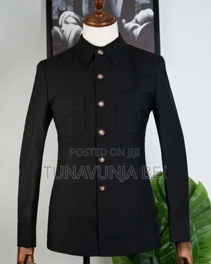 Plain Black Kaundaa Suit