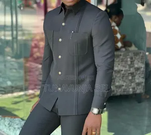 Plain Kaunda Suit
