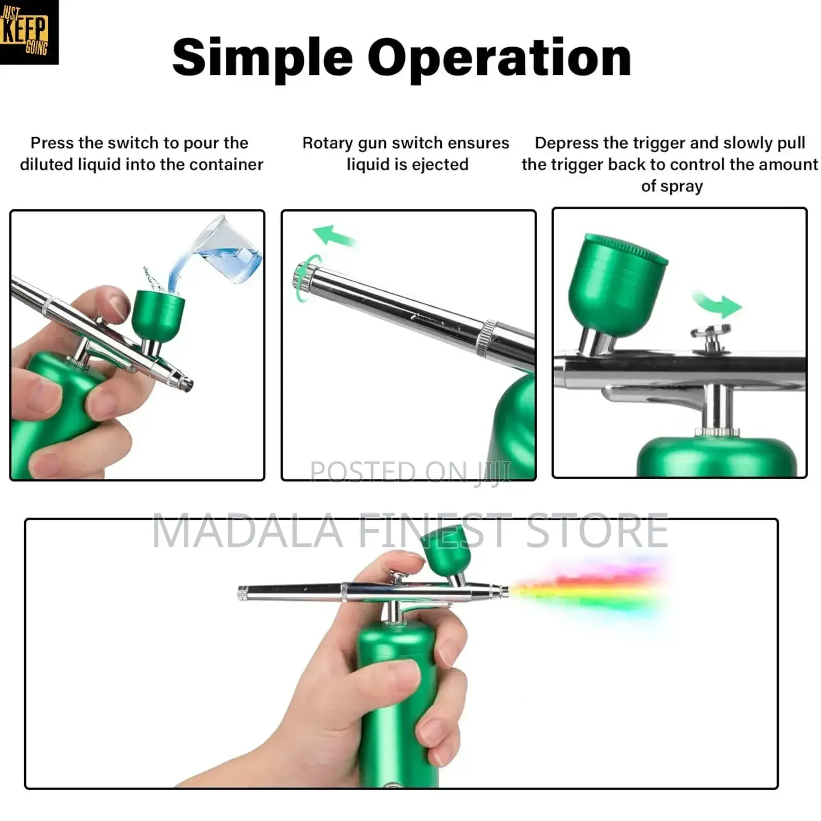 New Multi-Functional Airbrush