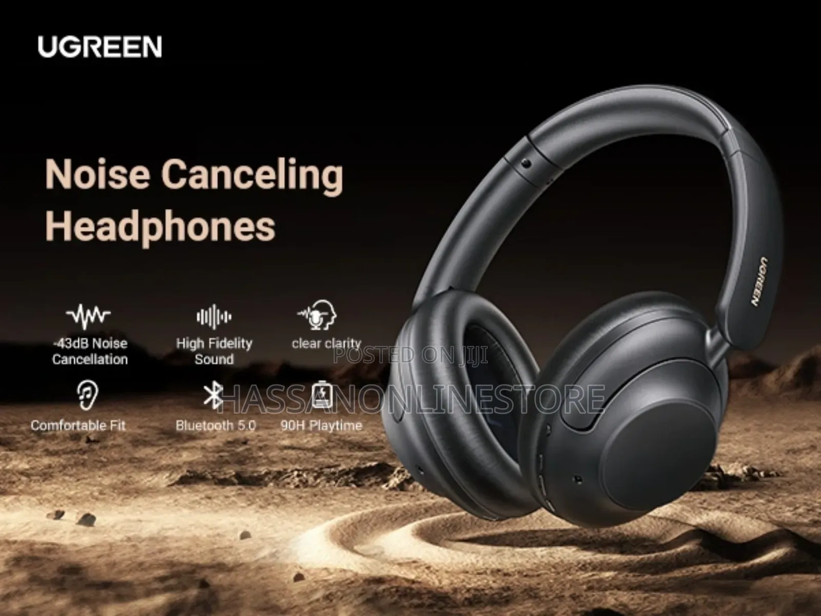 Ugreen Hitune Max5 Hybrid Active Noise-Cancelling Headphones