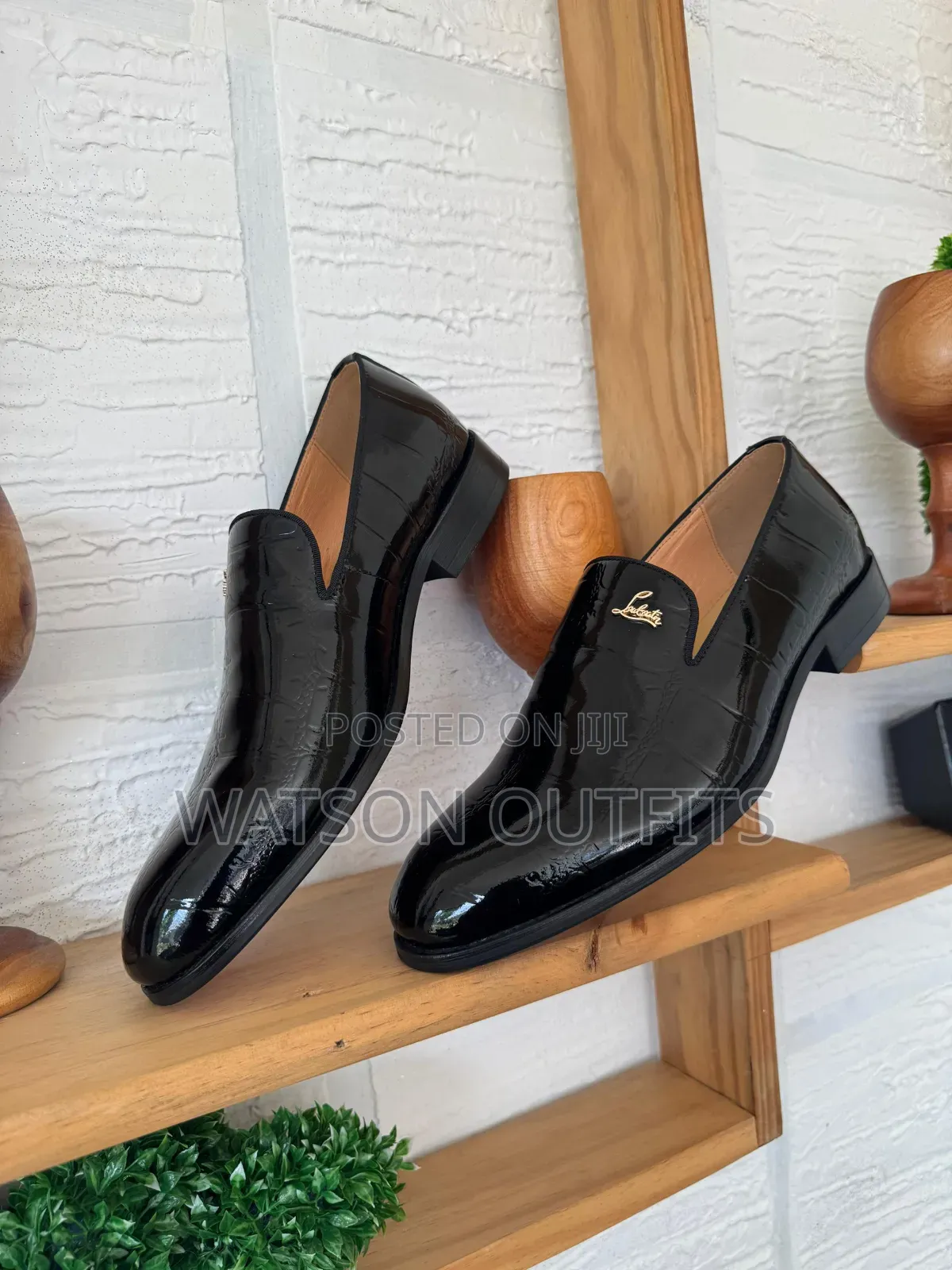 Men's Christian Louboutin Brand Leather Pure and Original