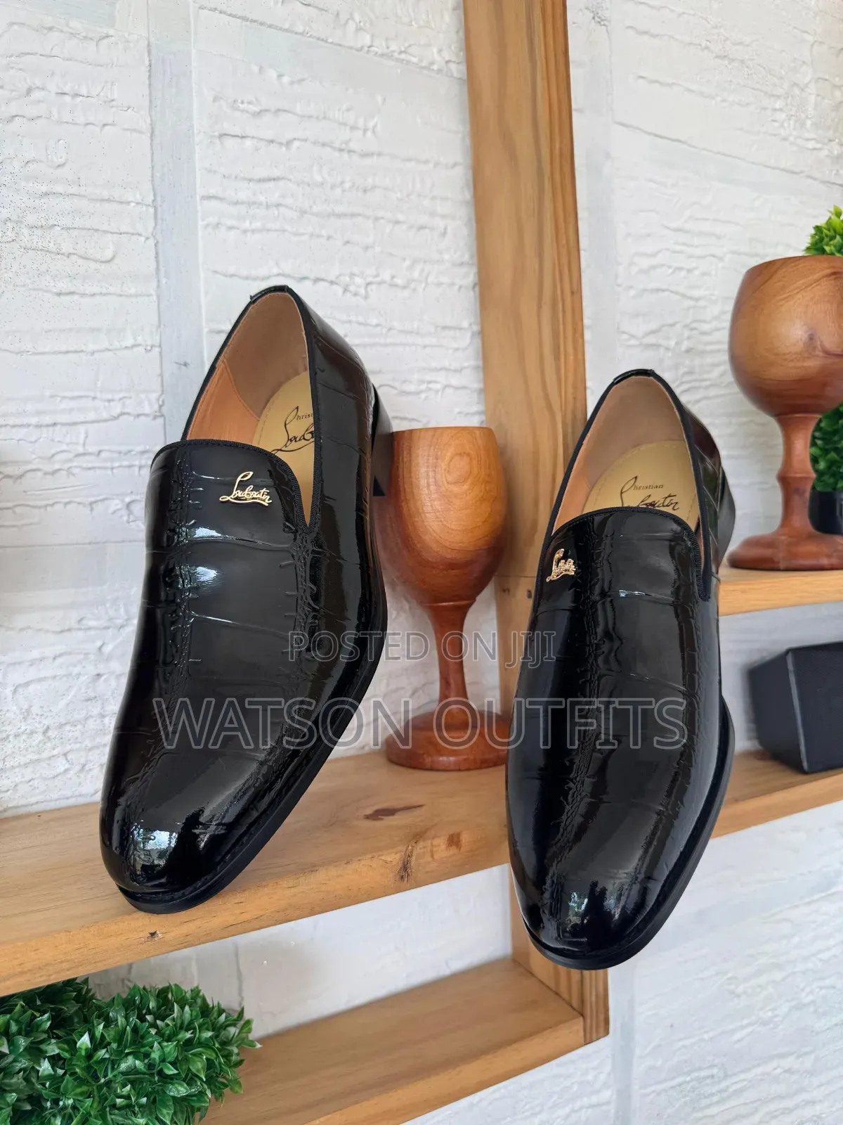Men's Christian Louboutin Brand Leather Pure and Original