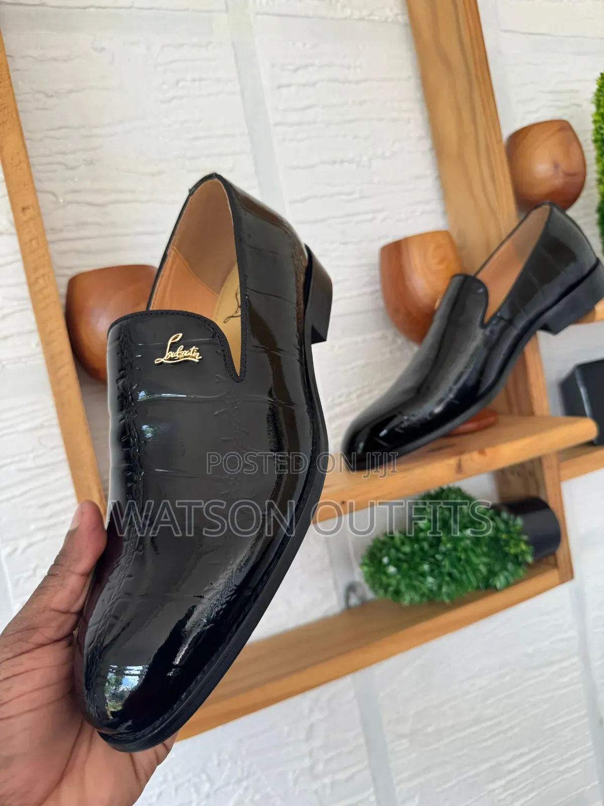 Men's Christian Louboutin Brand Leather Pure and Original
