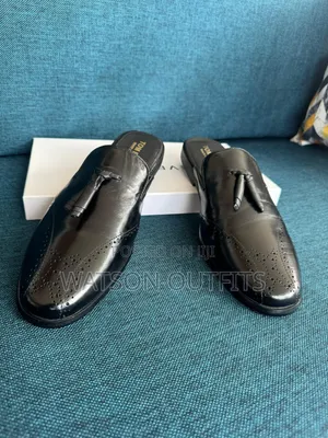Men's Tomford Brand Leather Mules or Open Work Shoes at Back