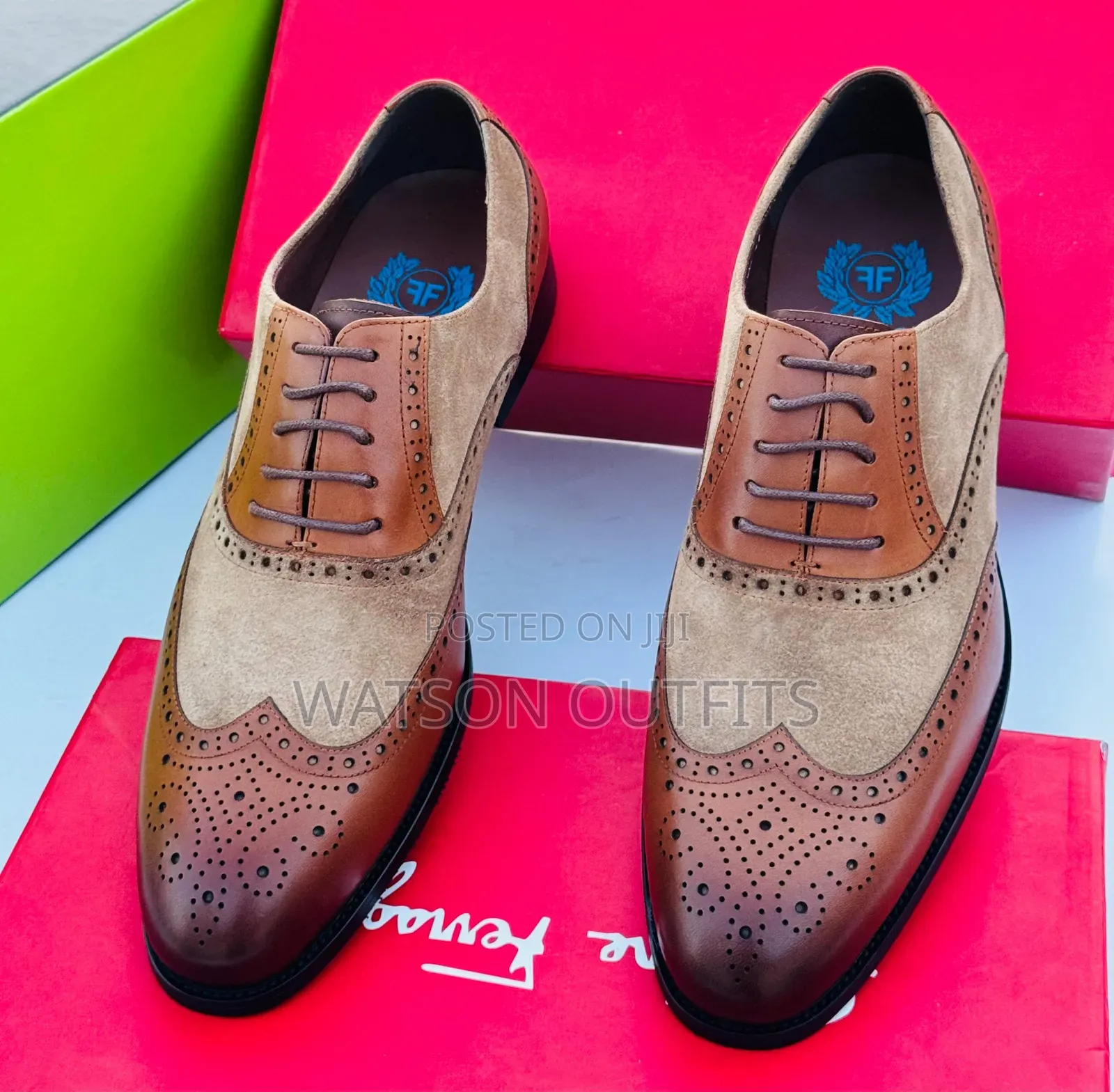 Male Shoes With Completely and Totally Fashioned at Surface
