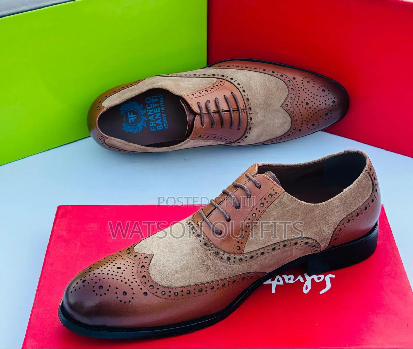 Male Shoes With Completely and Totally Fashioned at Surface