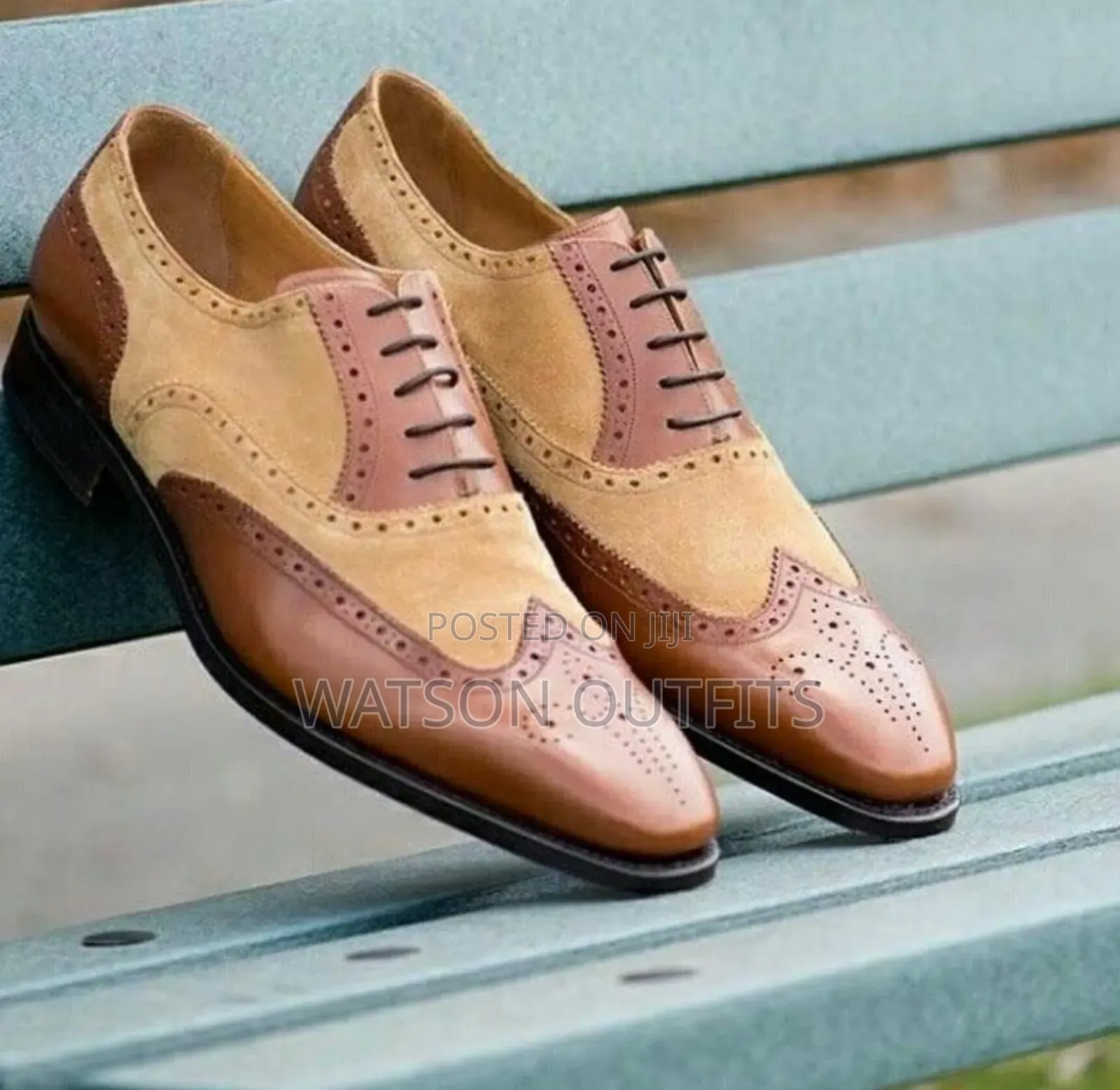 Male Shoes With Completely and Totally Fashioned at Surface