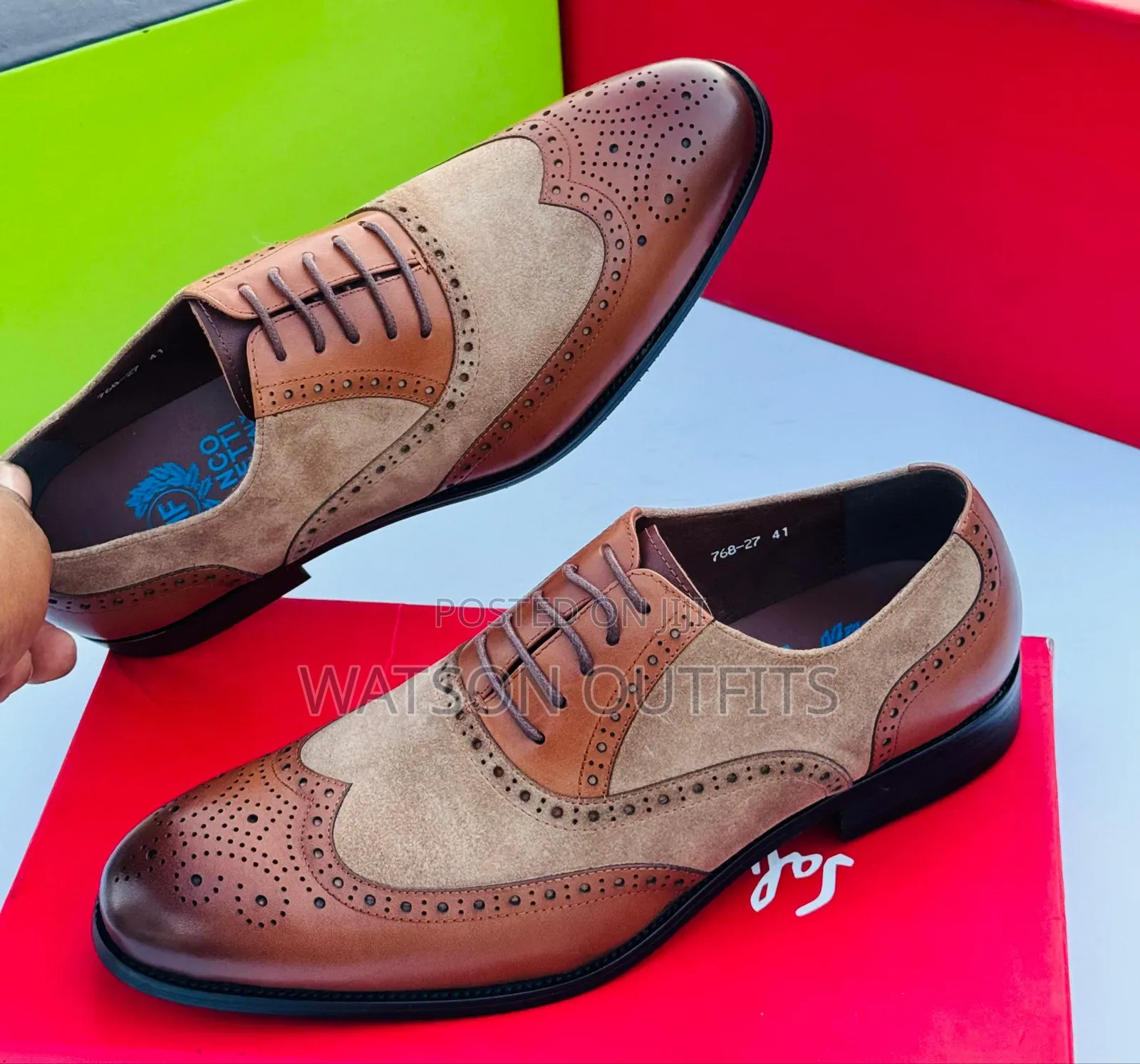 Male Shoes With Completely and Totally Fashioned at Surface