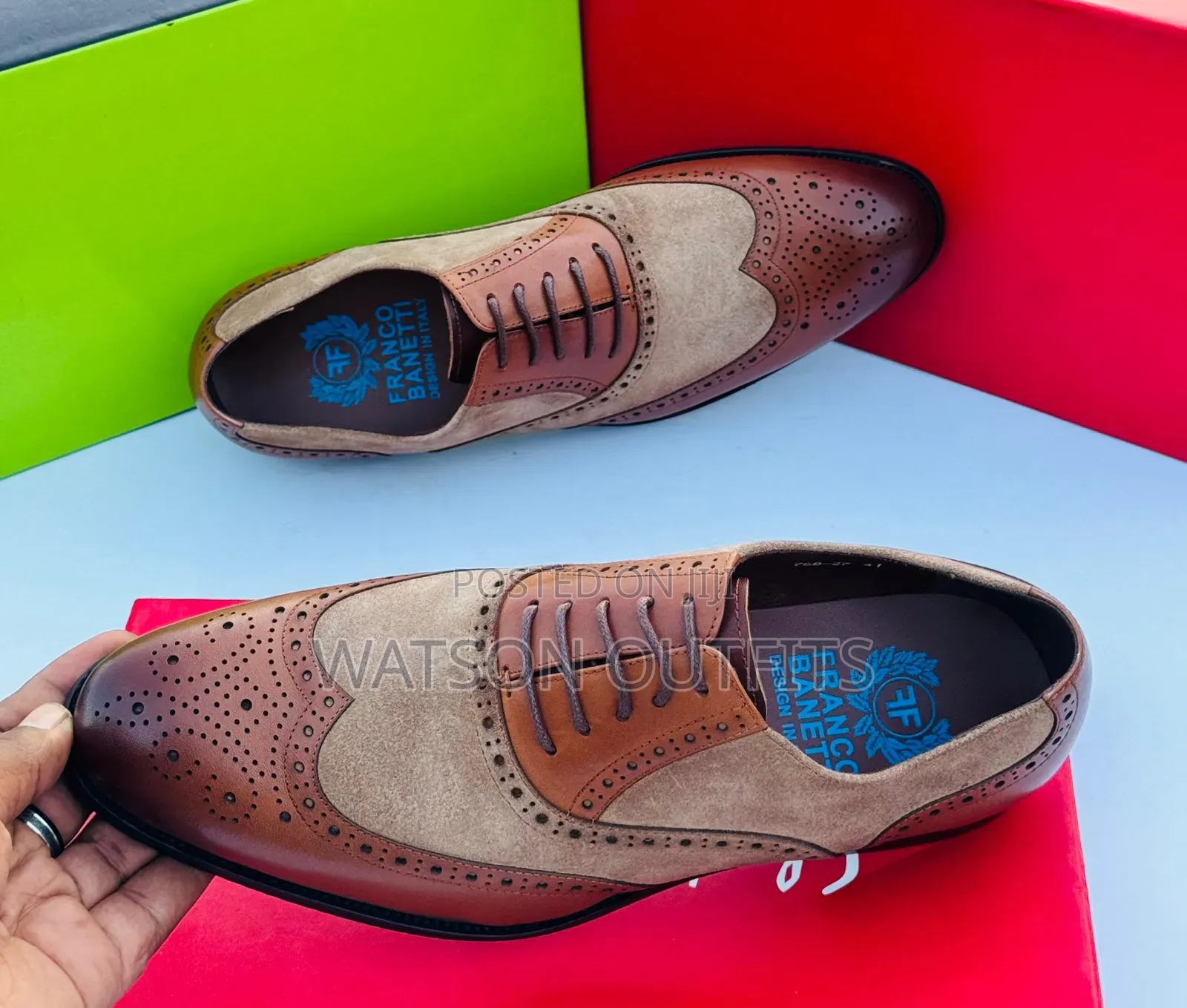 Male Shoes With Completely and Totally Fashioned at Surface