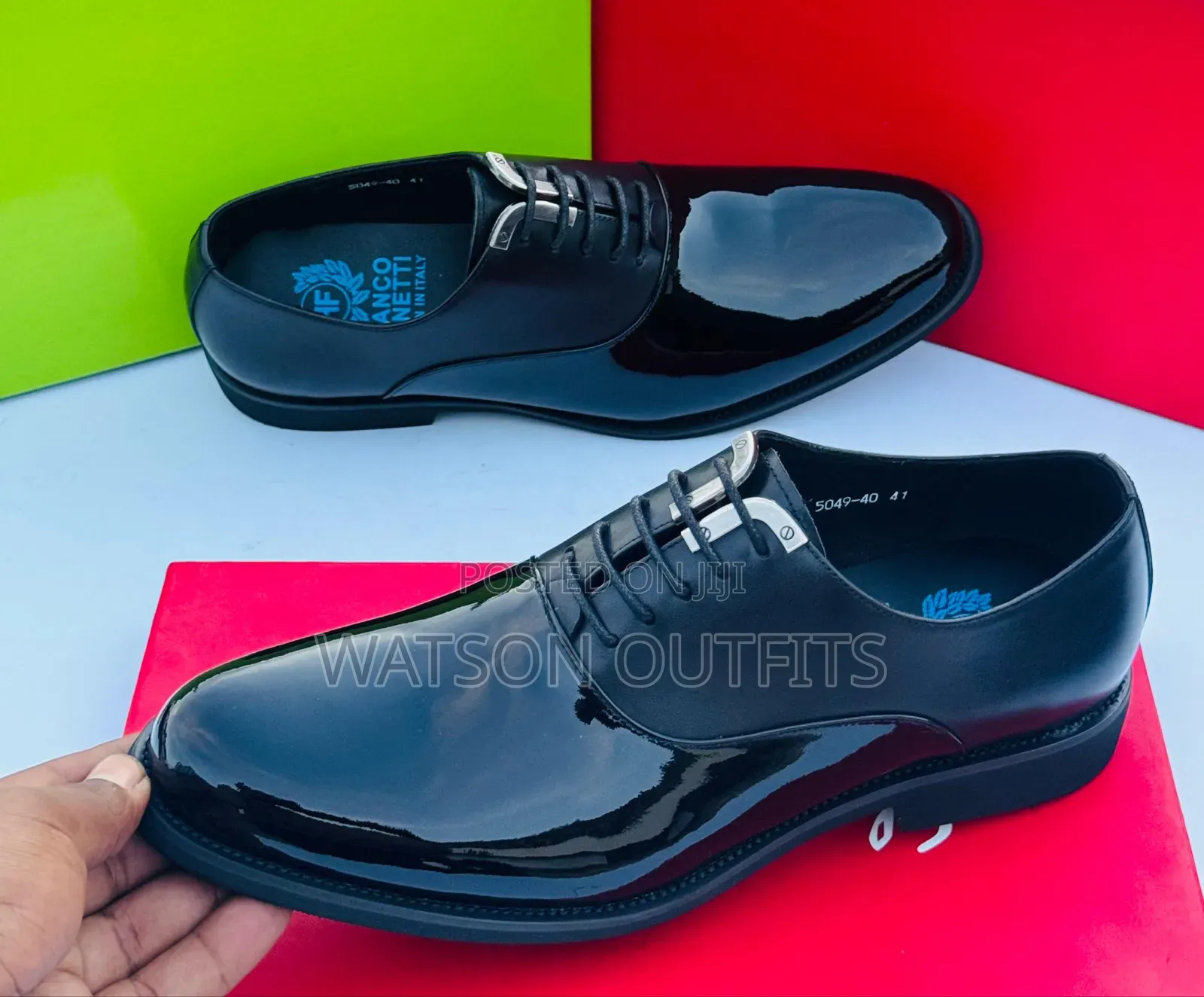 Men's Trending Deep Black Shine Shoes