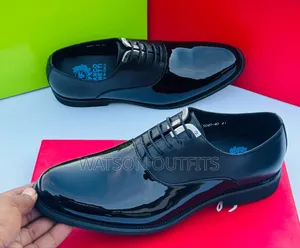 Men's Trending Deep Black Shine Shoes