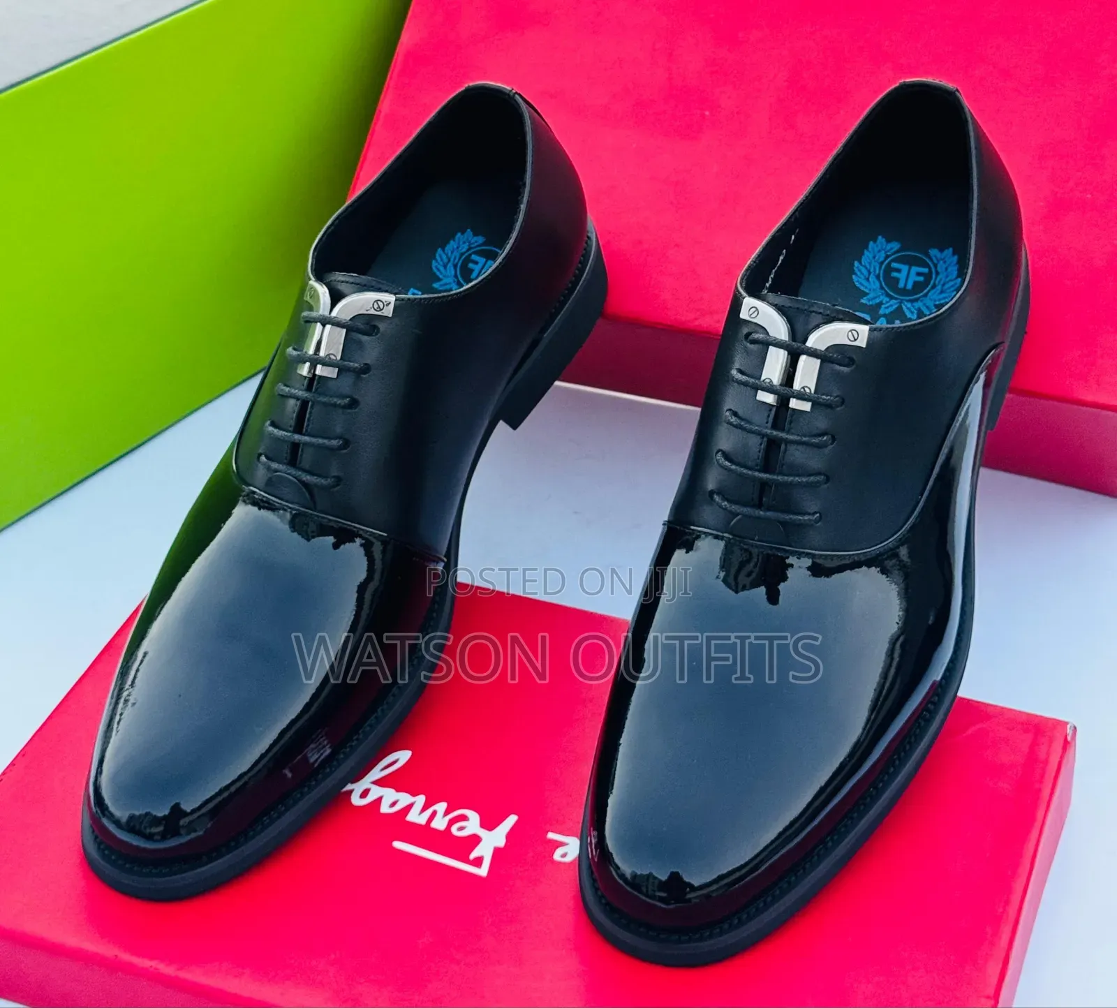 Men's Trending Deep Black Shine Shoes