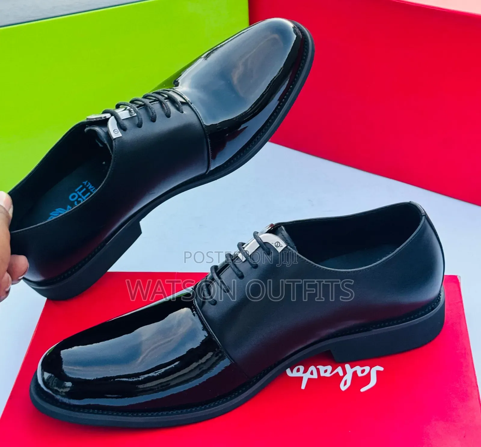 Men's Trending Deep Black Shine Shoes