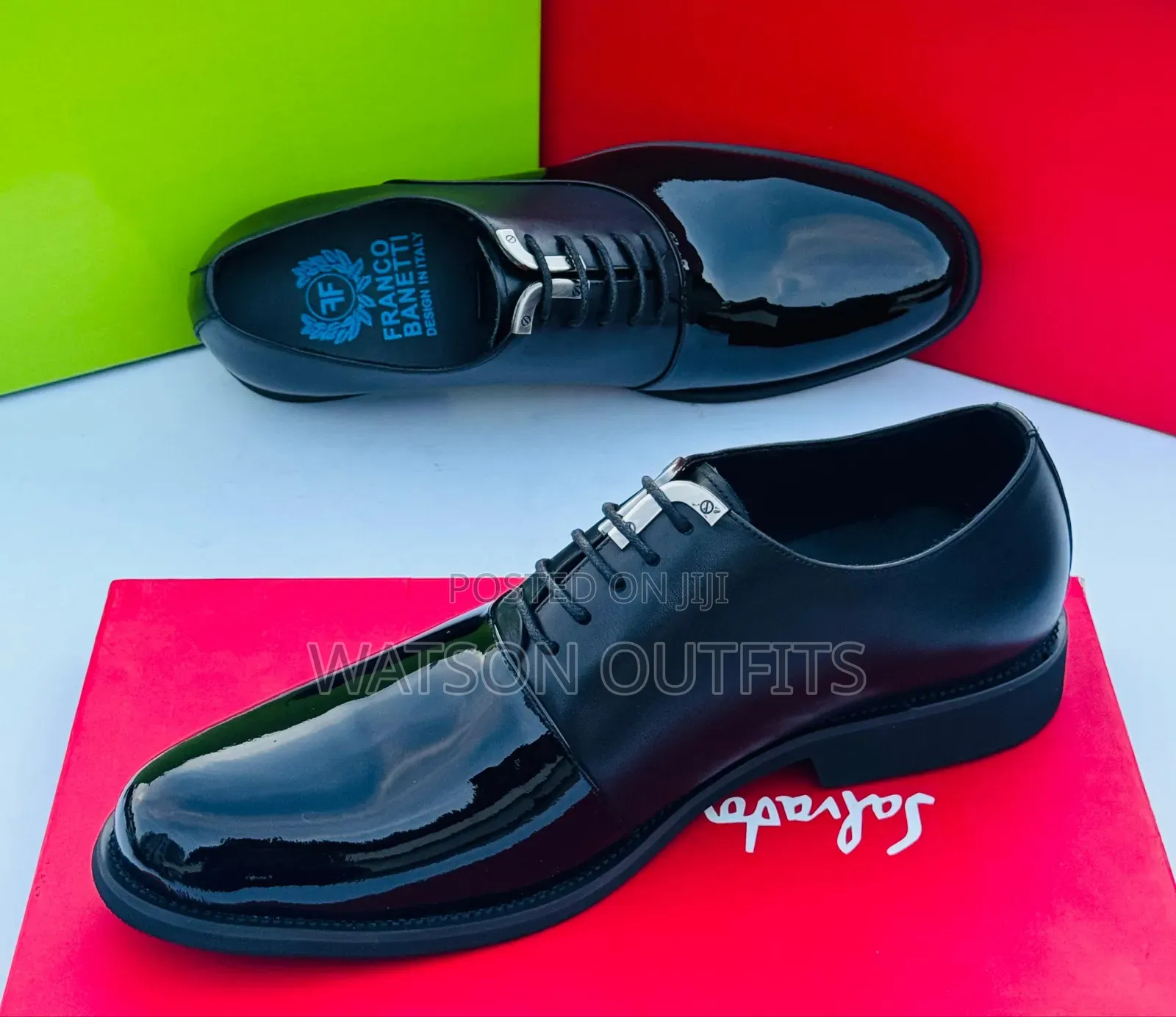 Men's Trending Deep Black Shine Shoes
