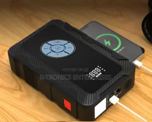 Powerology Jumpstart With Airpump 3000a Max Current 20000mah
