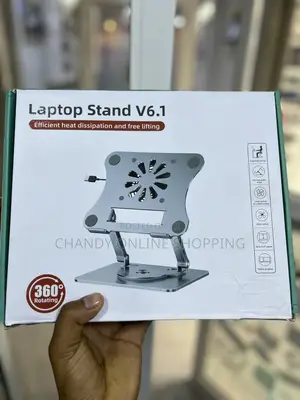 Metal Folding Laptop Stand V6.1 With Cooling System
