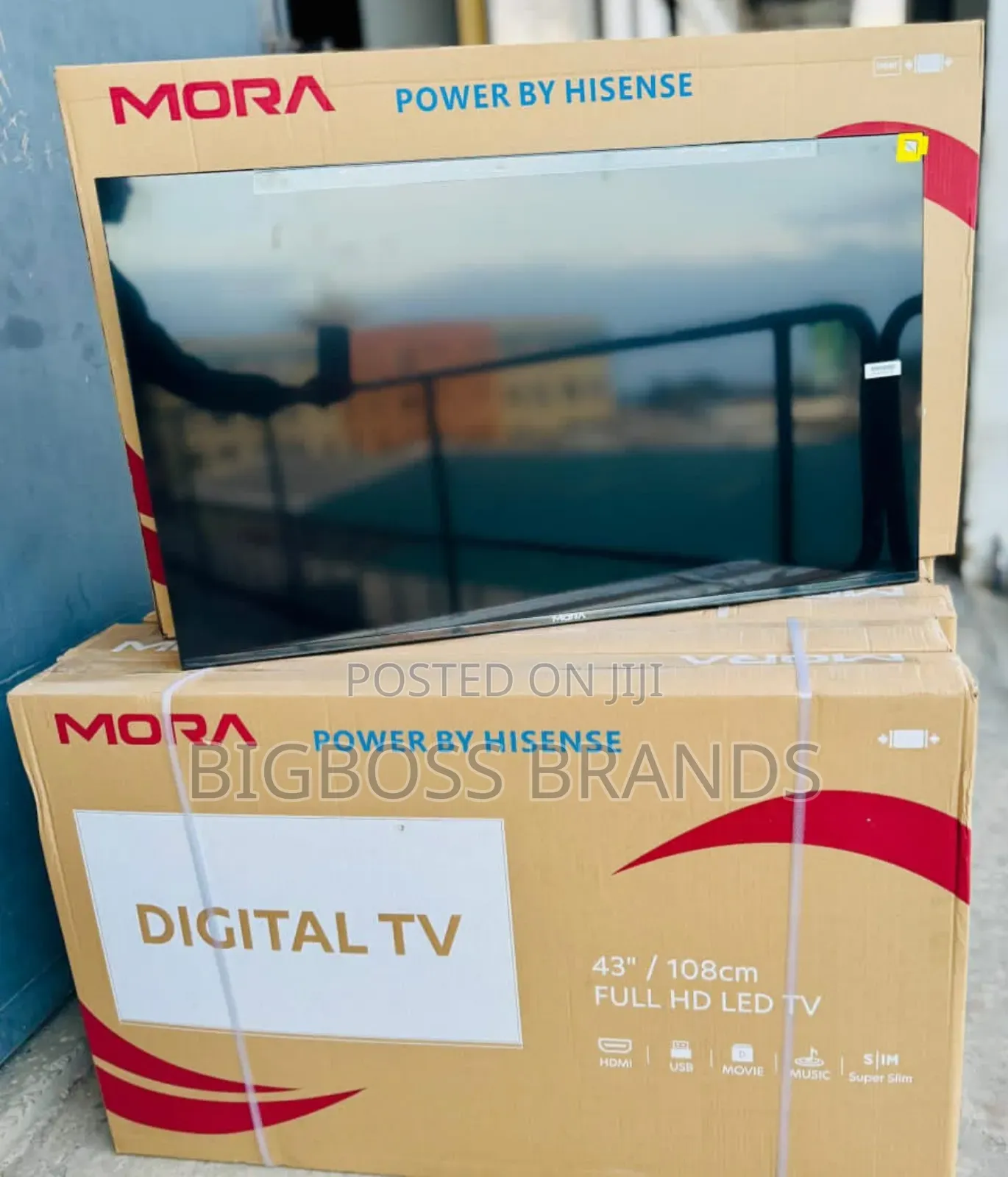Mora Led Tv 43 Powered by Hisense