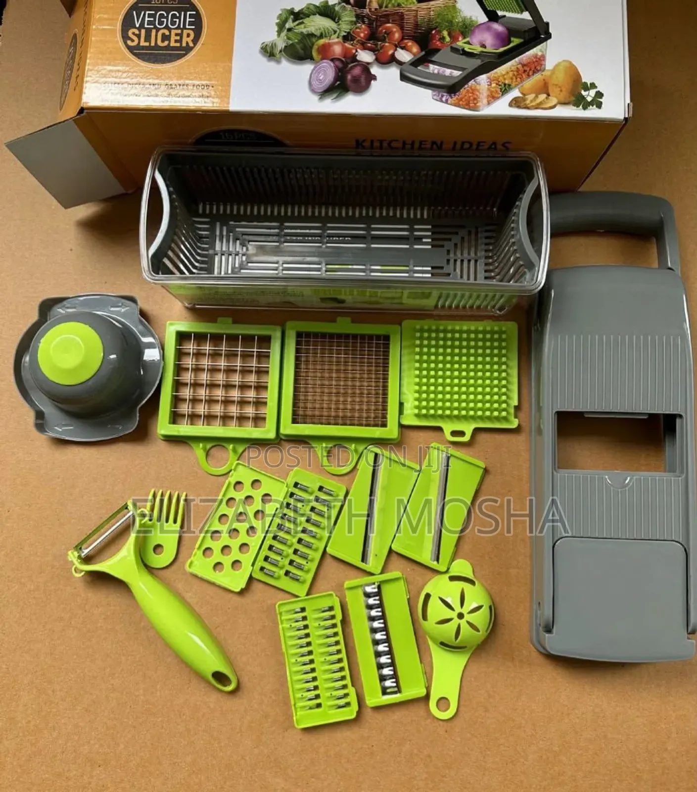 16 PCS Veggie Slicer