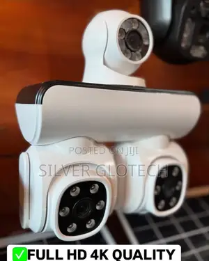 Three Lens PTZ 4g Camera Inatumia Laini Ya Simu Pia