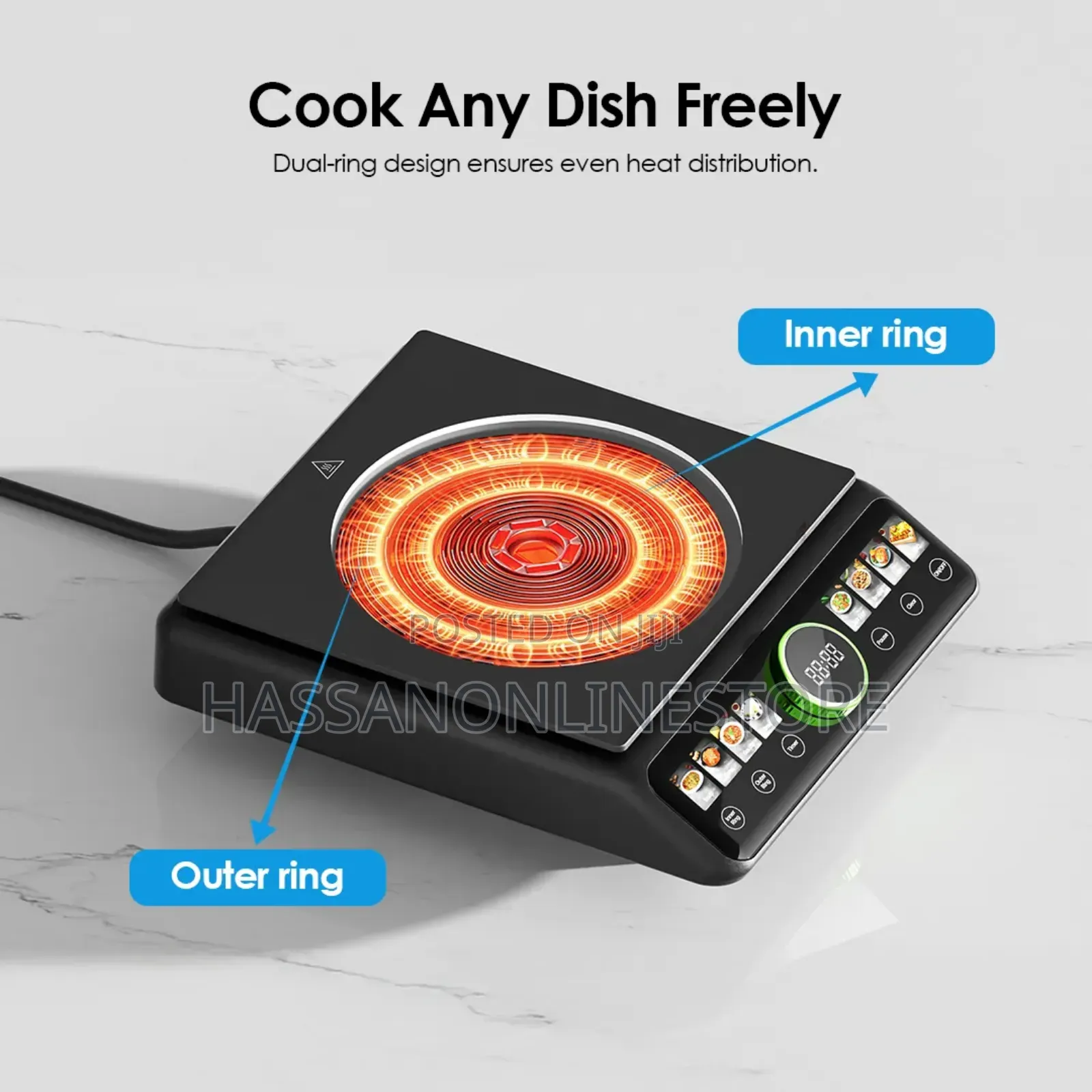 Oraimo Flexicooker 2200w Electric Ceramic Hot Plate