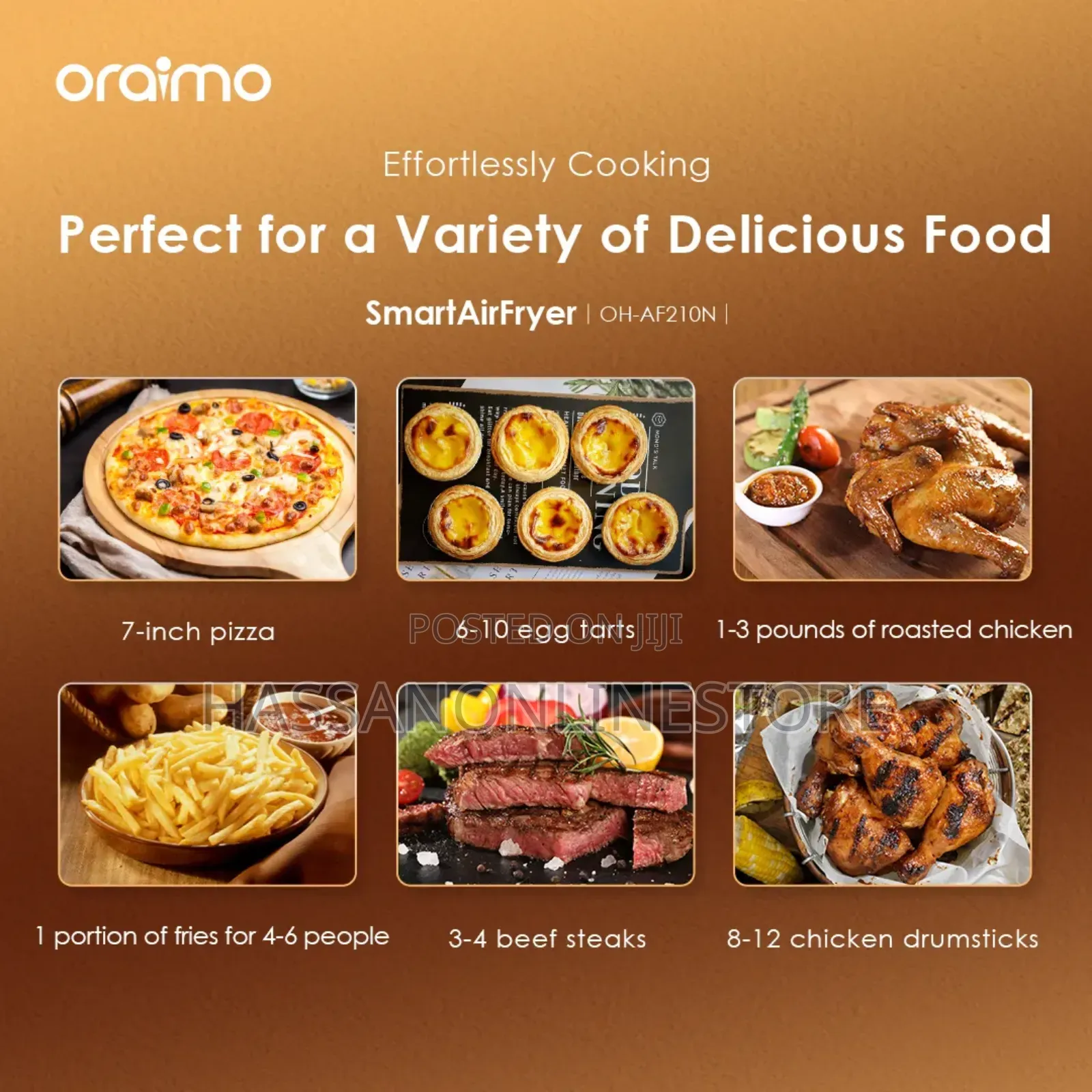 Oraimo Smartairfryer 1500w Cooking Visible Smart Air Fryer