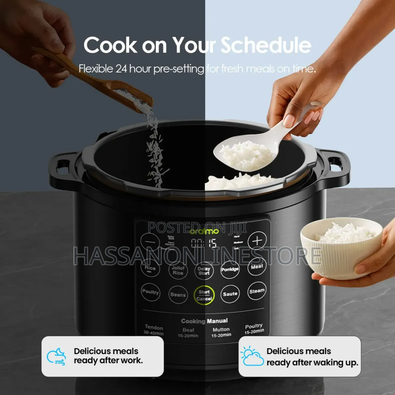 Oraimo Tenderpot 6l 1000w Electric Pressure Cooker