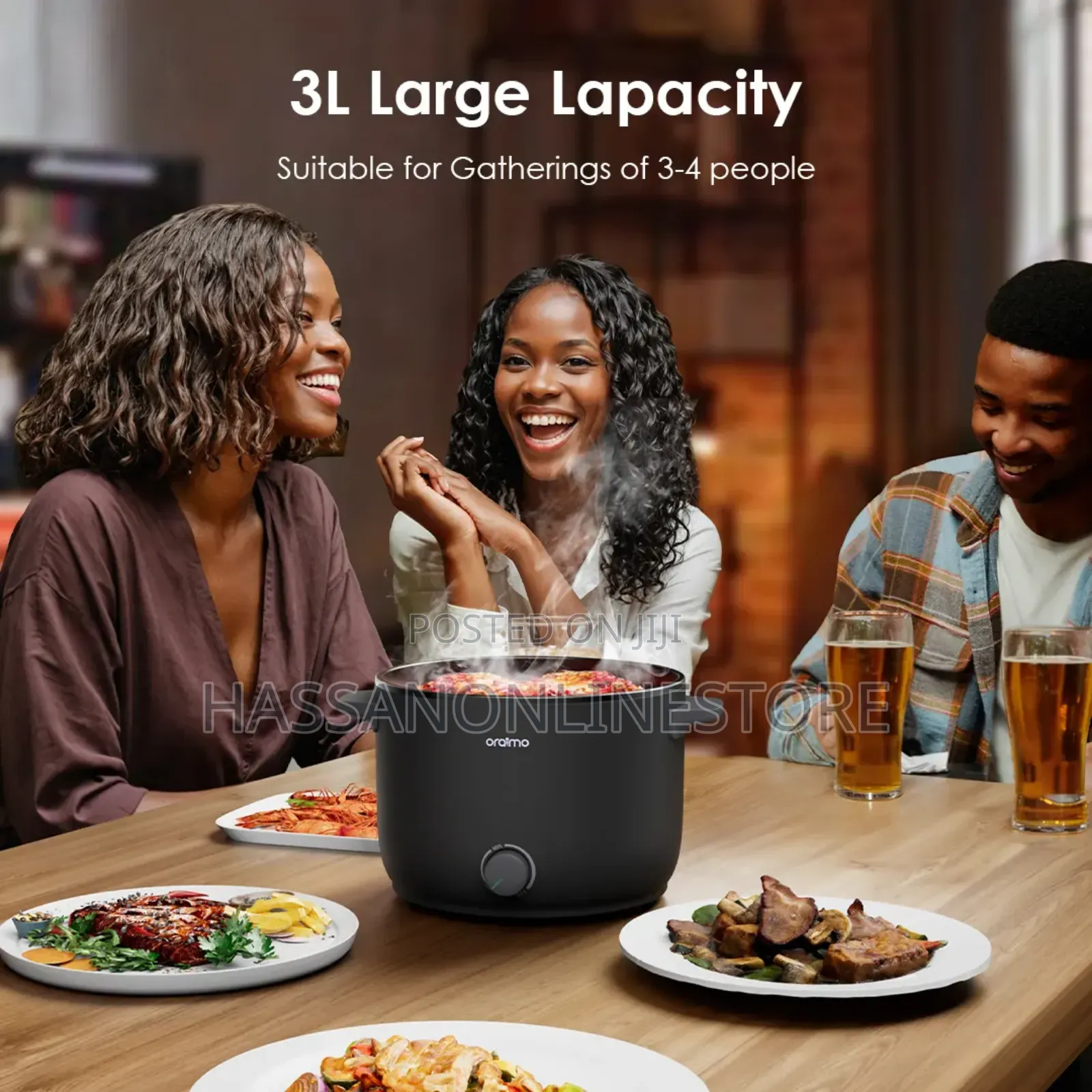 Oraimo Smartcooker 1000w 3l Electric Cooker