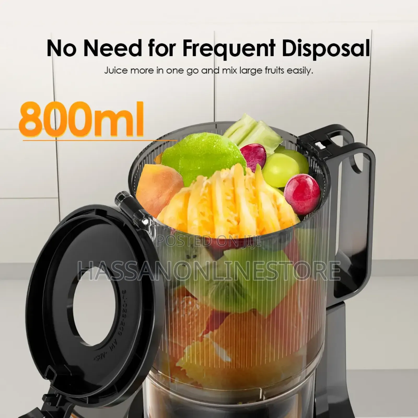 Oraimo Easyjuice 108mm Diameter 800ml Slow Juicer