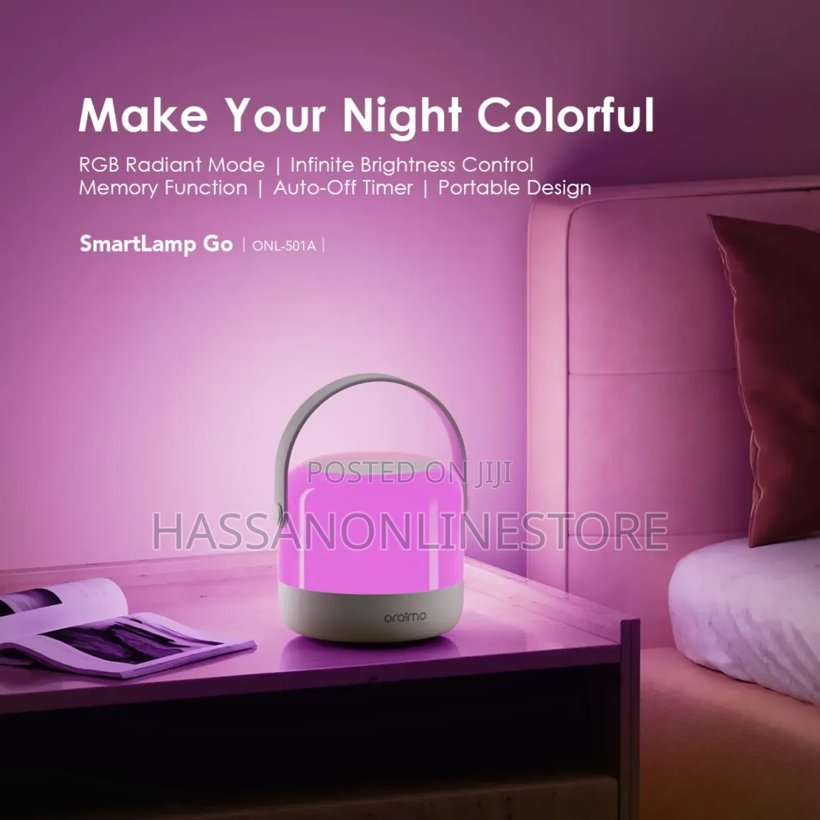 Oraimo Smartlamp Go 4.5w RGB Night Light