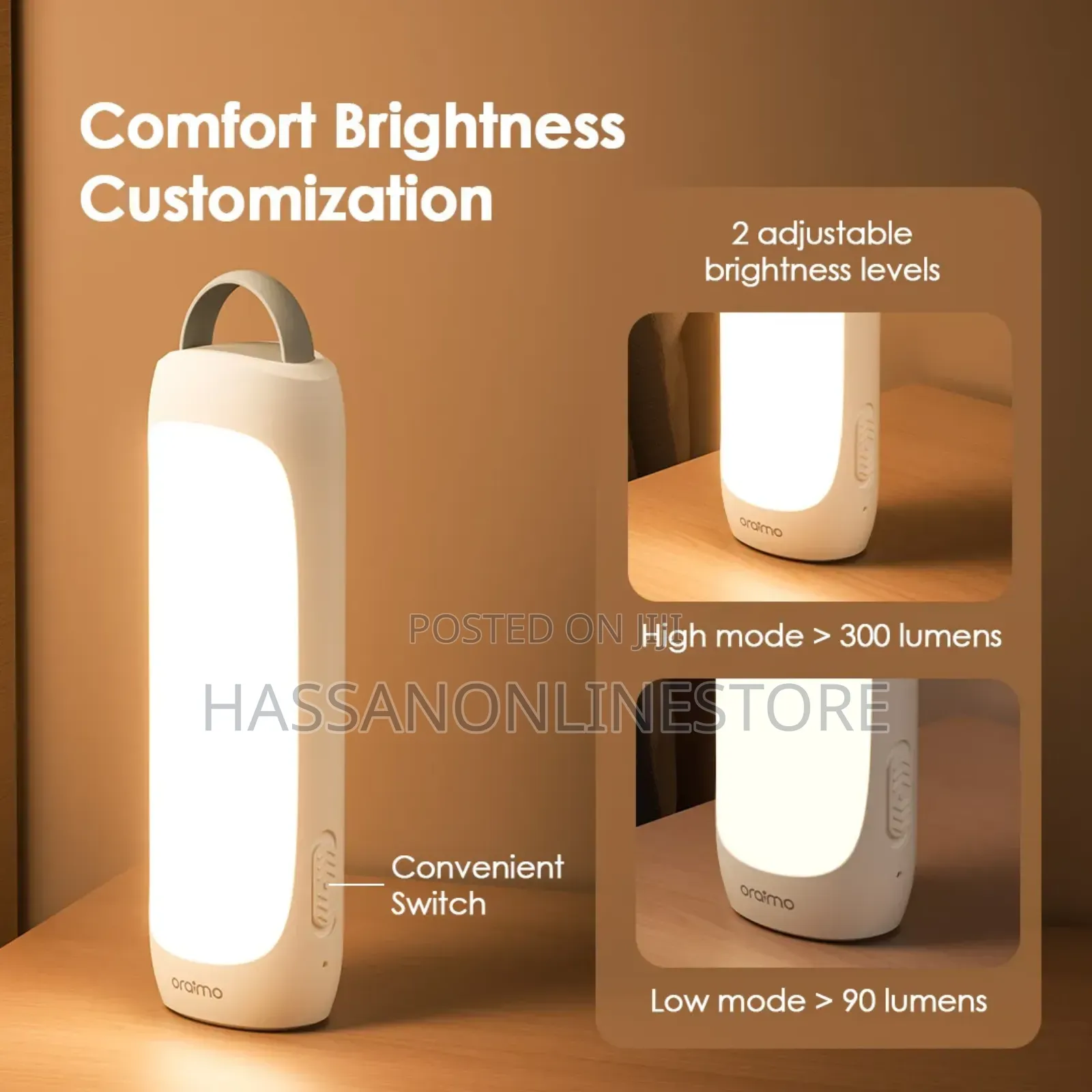 Oraimo Lumigo 300 Lumens Emergency Light