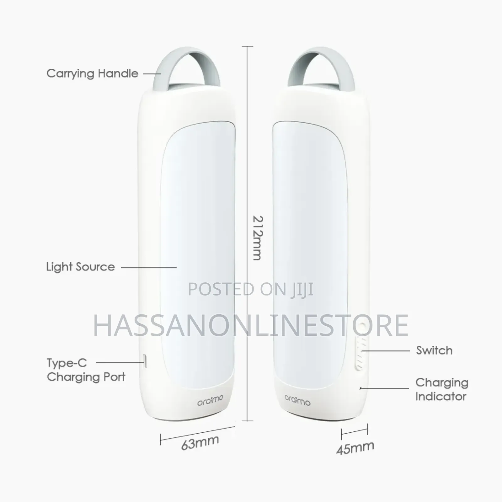 Oraimo Lumigo 300 Lumens Emergency Light