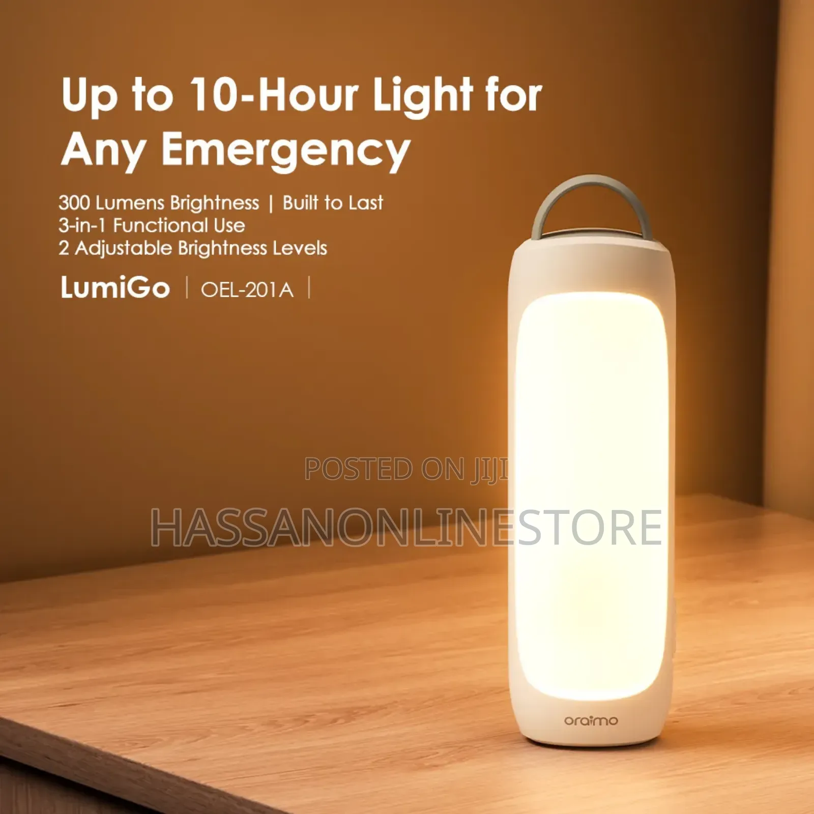 Oraimo Lumigo 300 Lumens Emergency Light