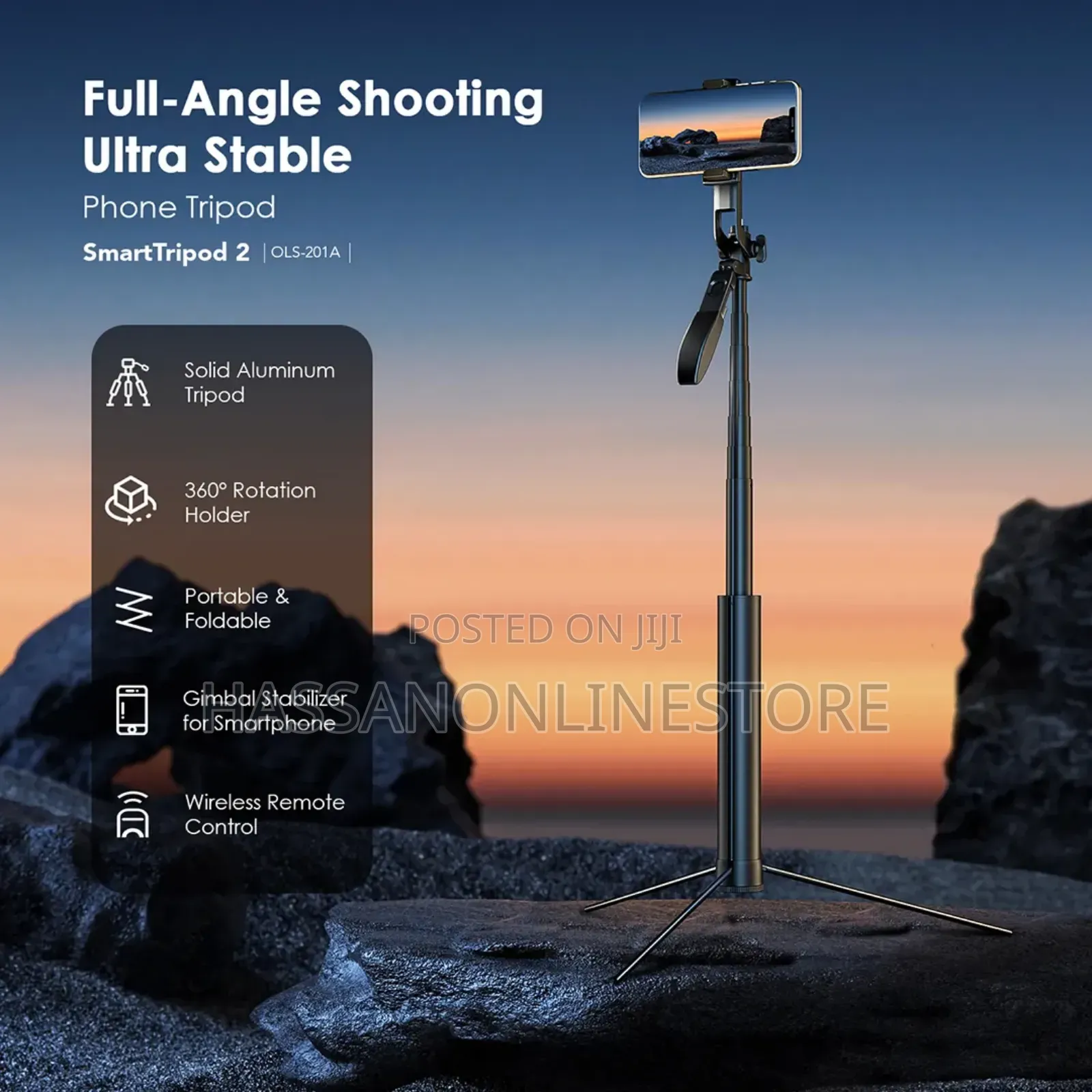 Oraimo Smarttripod 2 360° Tripod Gimbal Stabilizer