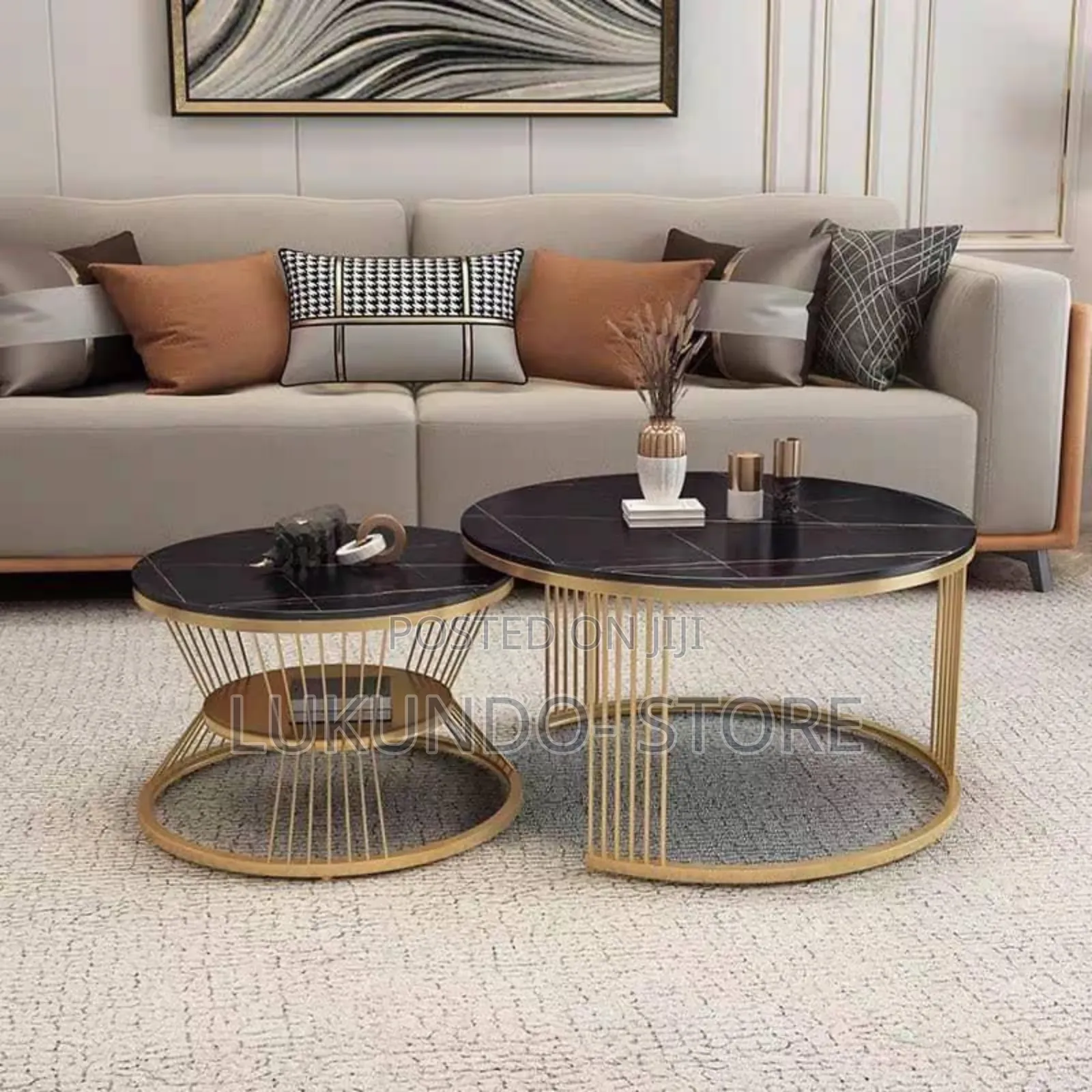 Round Coffee Table for Living Room Dining