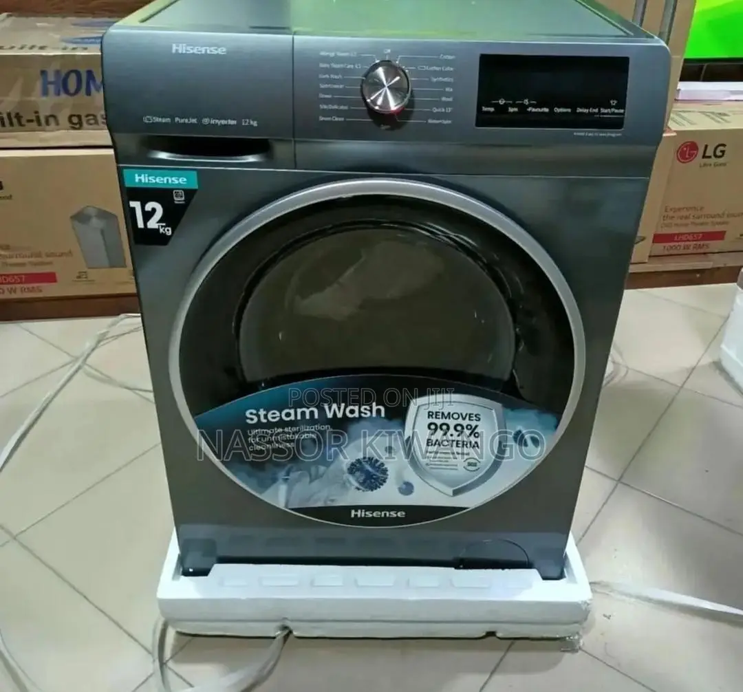 Hisense 12kg Automatic Mashine Ya Kufulia