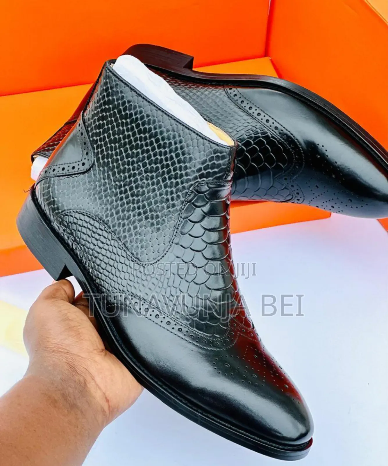Cracks Boots Black /  Quality Leather