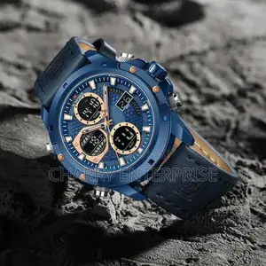 Original Naviforce Watch Dual Time Water Proof Day and Date