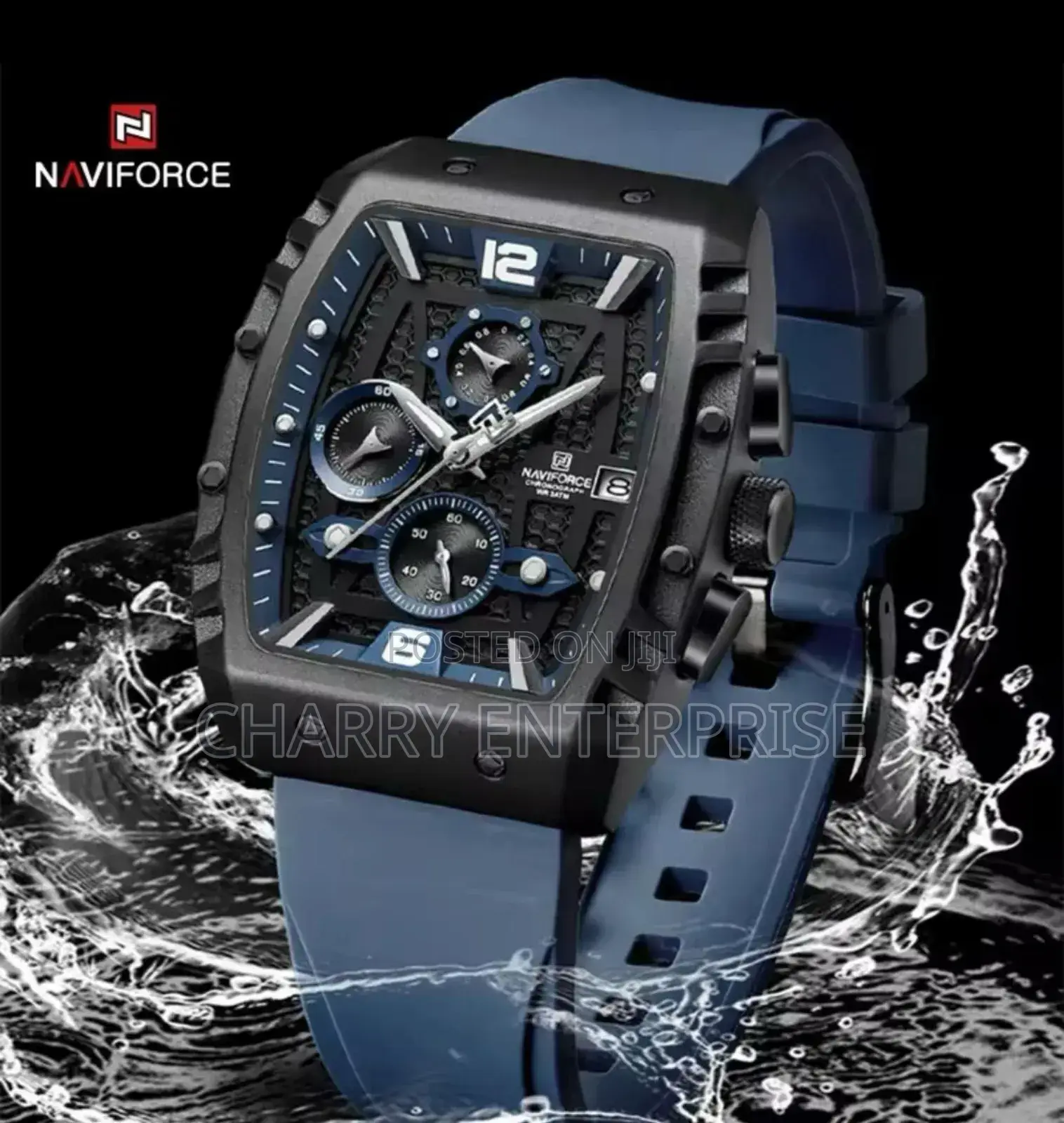 Original Naviforce Watch Dual Time Water Proof Day and Date