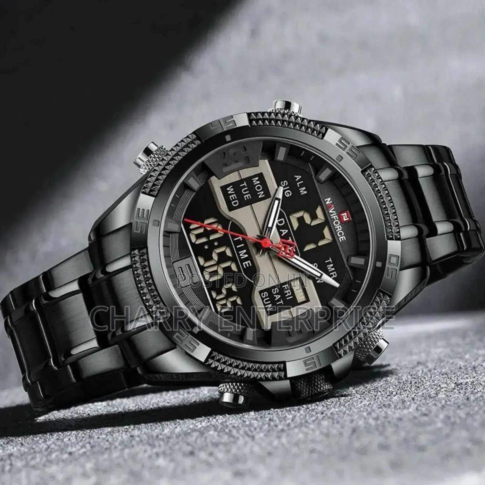 Original Naviforce Watch Dual Time Water Proof Day and Date
