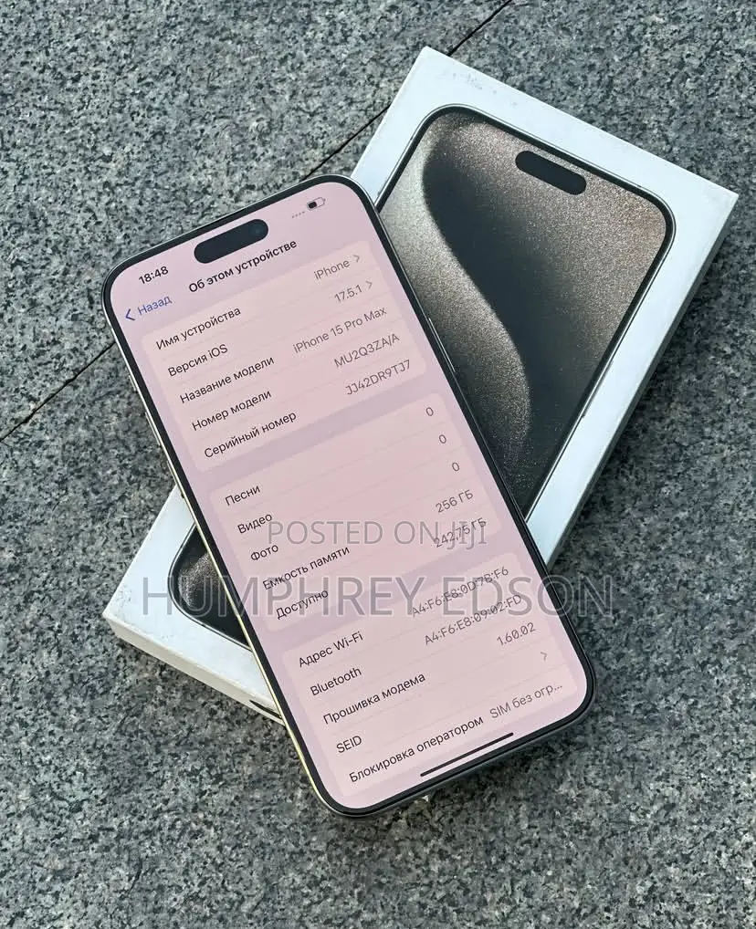 New Apple iPhone 15 Pro Max 512 GB Silver