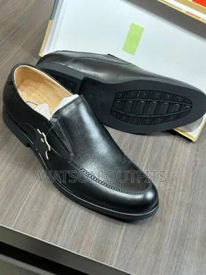 Men's Black Clarks Shoes Original New