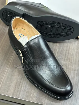 Men's Black Clarks Shoes Original New