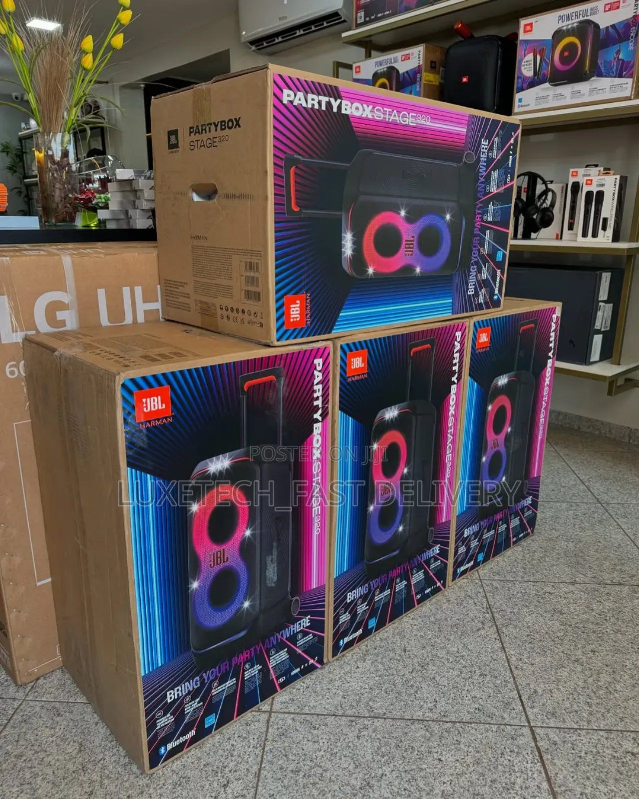 JBL Partybox Stage 320 Speaker Pro Sound With Deep Bass