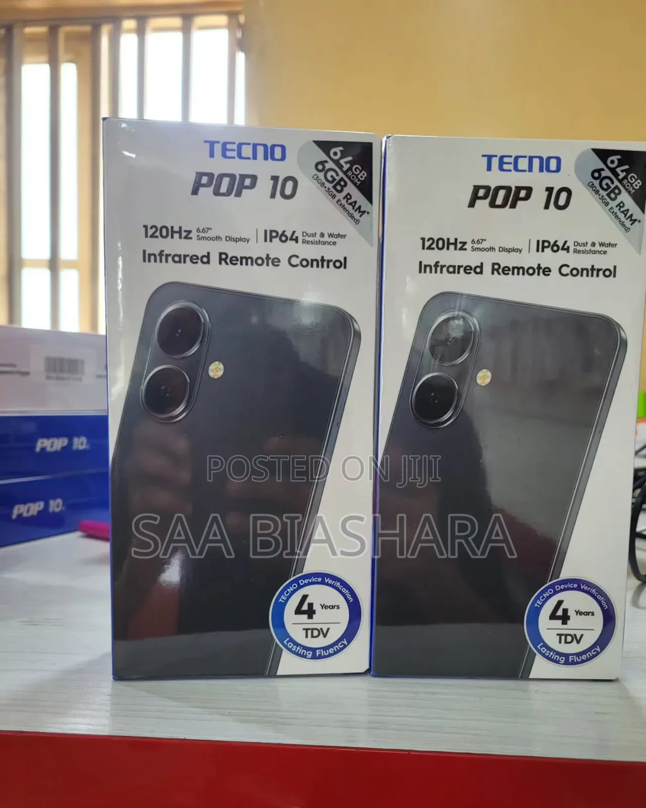 New Tecno Pop 10 64 GB Black